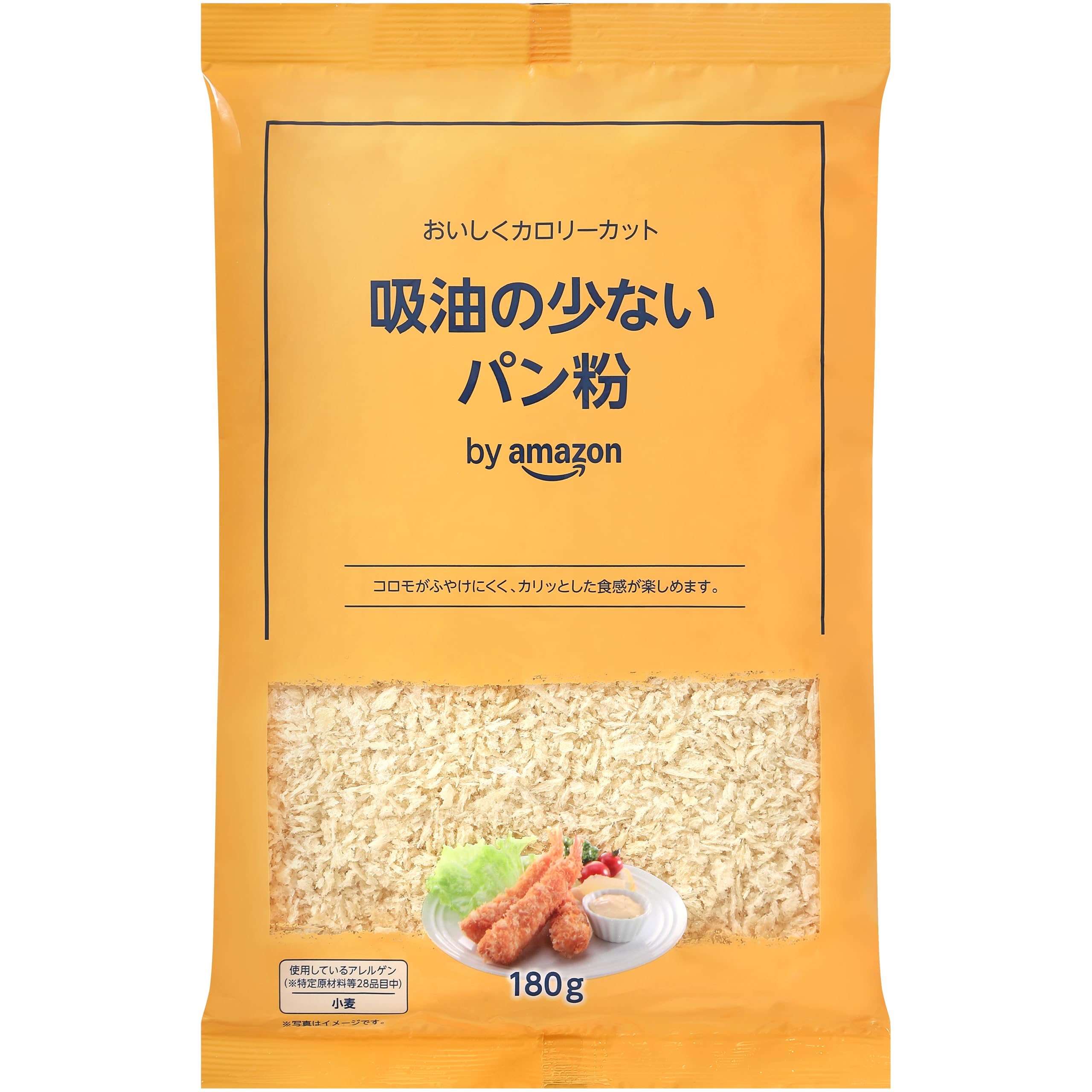 Amazon.co.jp: by Amazon 吸油の少ないパン粉 180g : 食品・飲料・お酒
